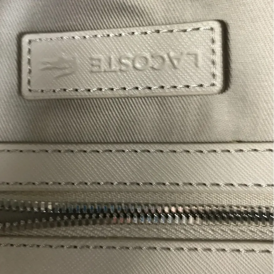 LACOSTE Script Logo Polyvinyl Backpack Light Pink School Travel Barbiecore Fairy - Image 11