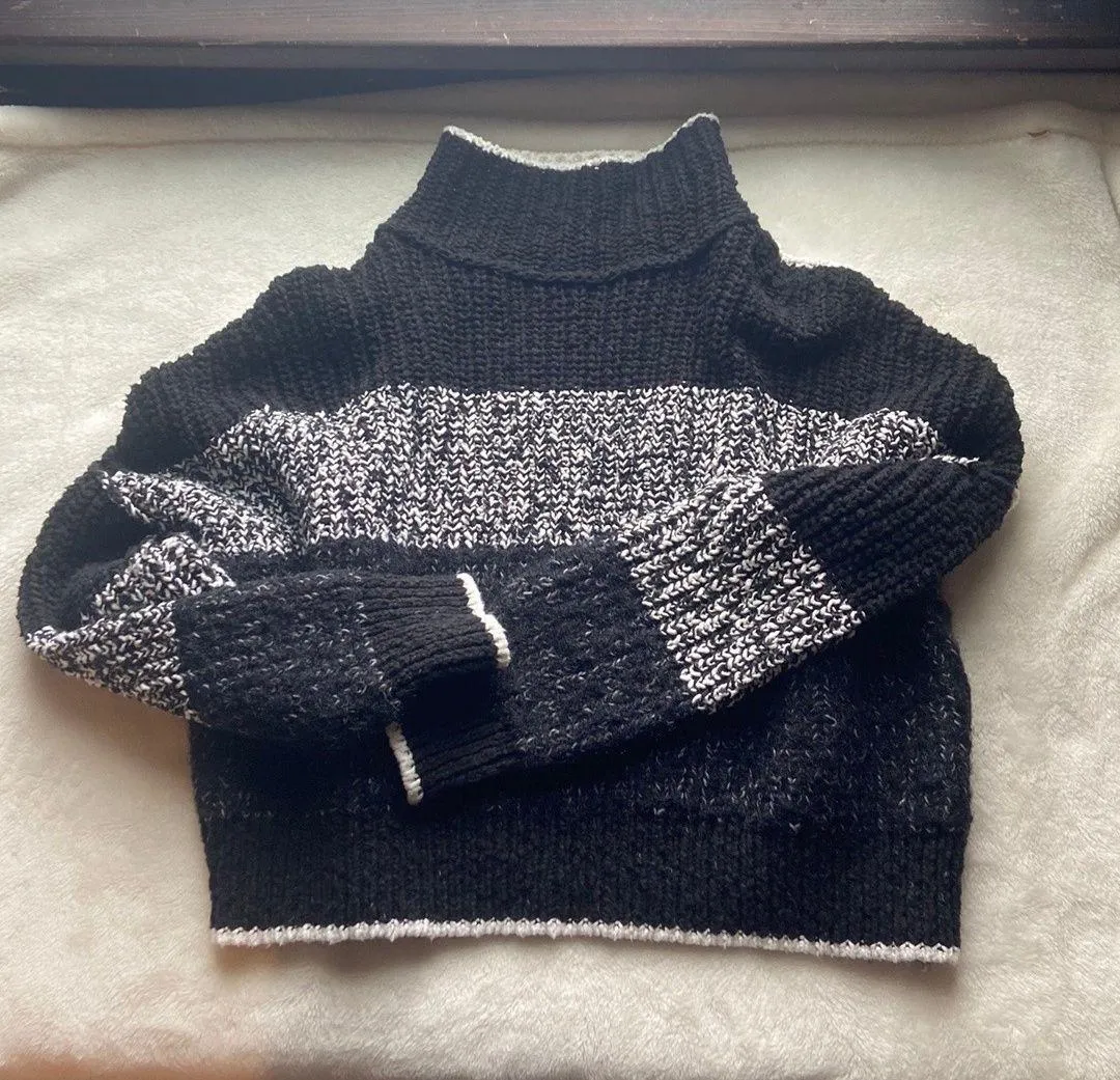 Sunbrite Mock Neck Crop Sweater - Image 2