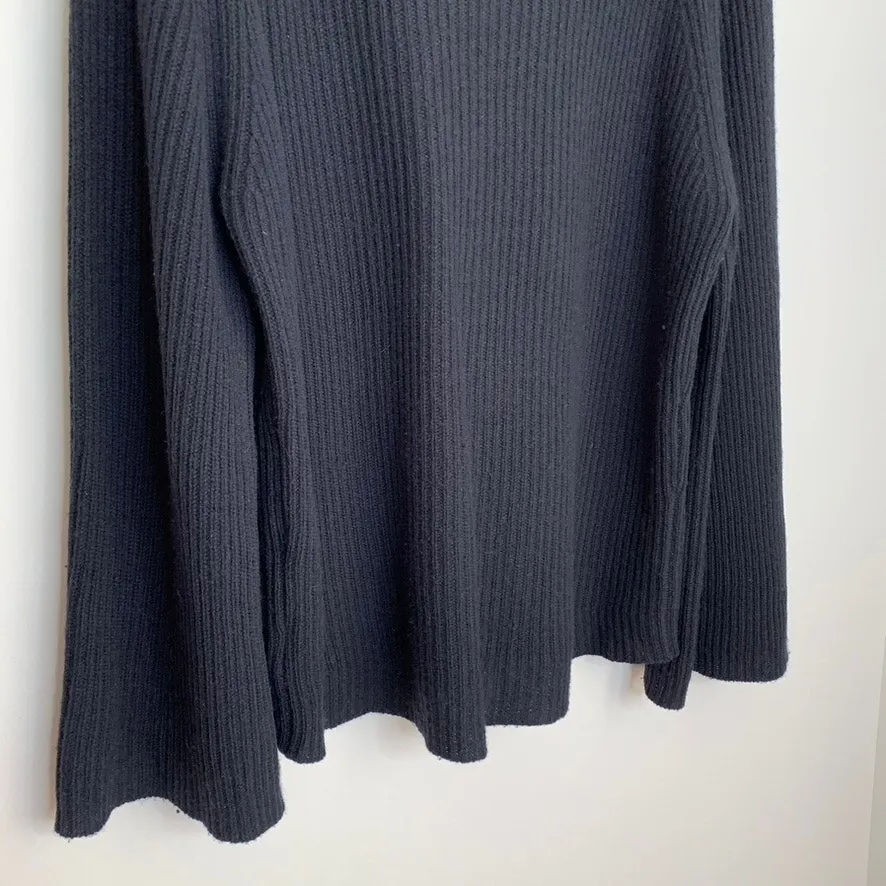 Naked Cashmere Blue Rib Bell Sleeve Cashmere Sweater Womens XS - Image 8