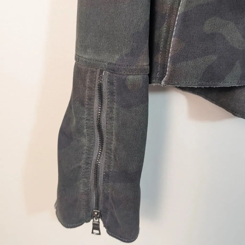 Anthropologie - Marrakech Camo Sueded Moto Jacket XS - Image 11