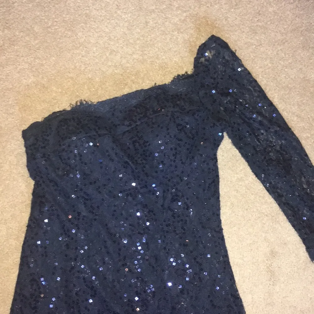 Jessica Simpson navy cocktail holiday party dress! - Image 3