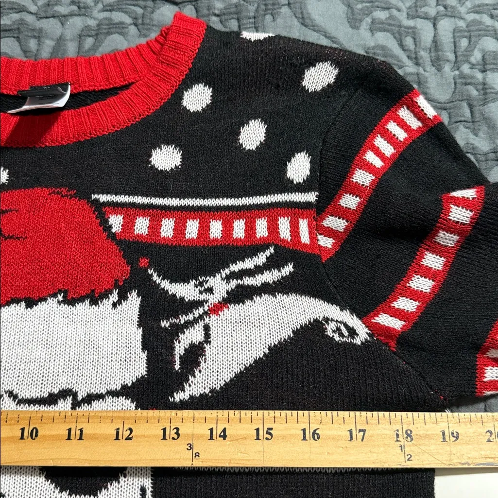 Disney Tim Burton’s The Nightmare Before Christmas small 34/36 holiday sweater - Image 4