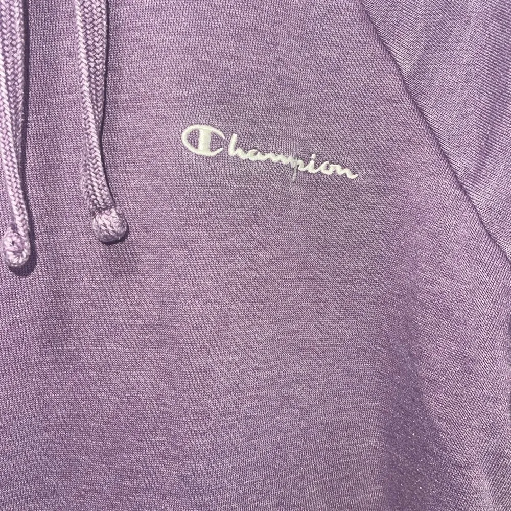 Champion Womens Long Sleeve Hoodie Sweatshirt Size S Purple - Image 3