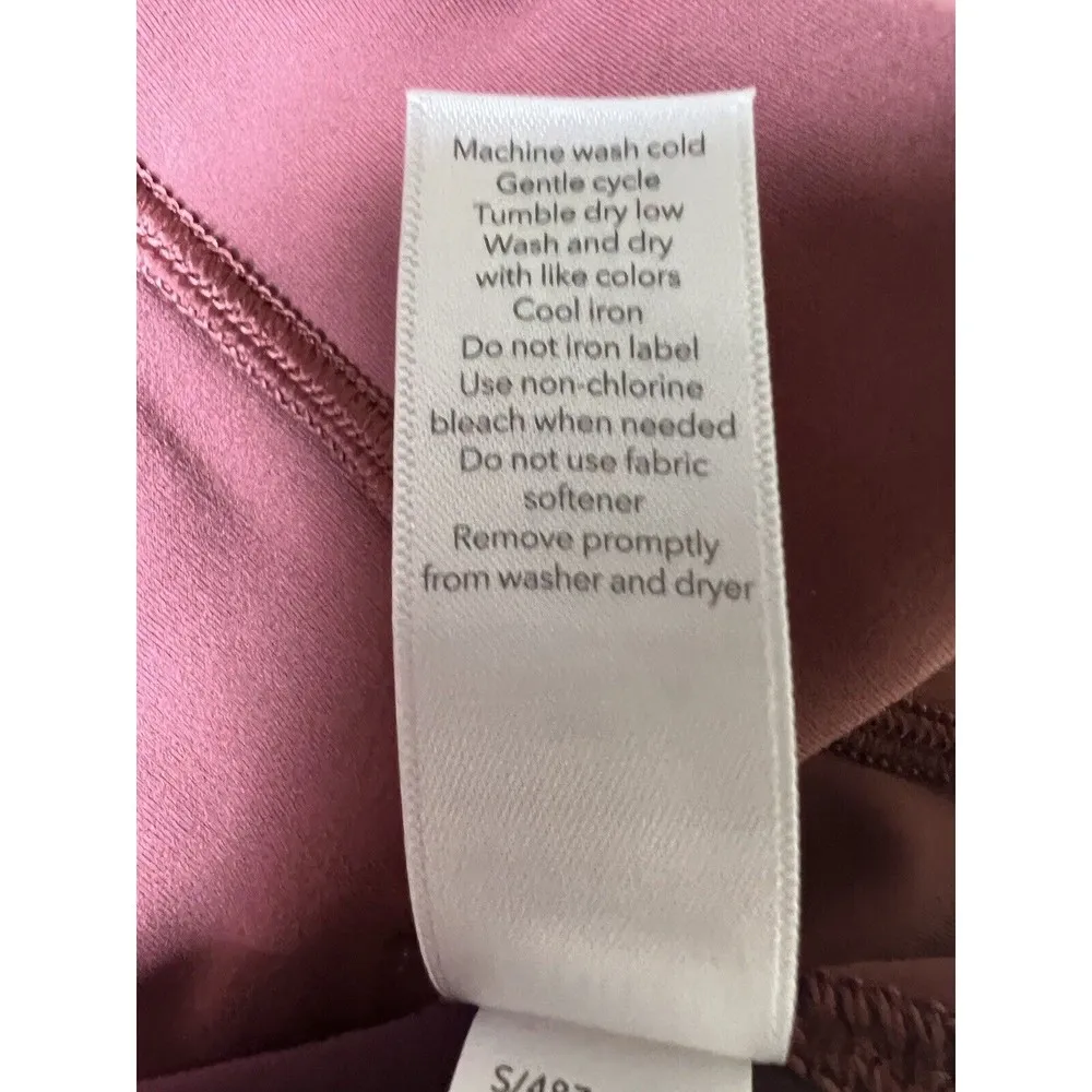 Athleta Aspiration Bodysuit in Powervita Antique Burgundy Women’s Size MP - Image 9