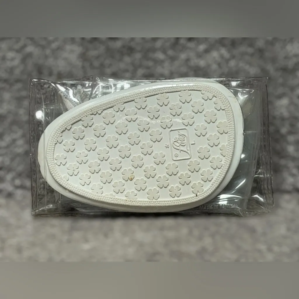 Vintage 60s Shoemate Clear Rain Shoe Covers Mid Century Mod High Heels Women 7/8 Size 7.5 - Image 6