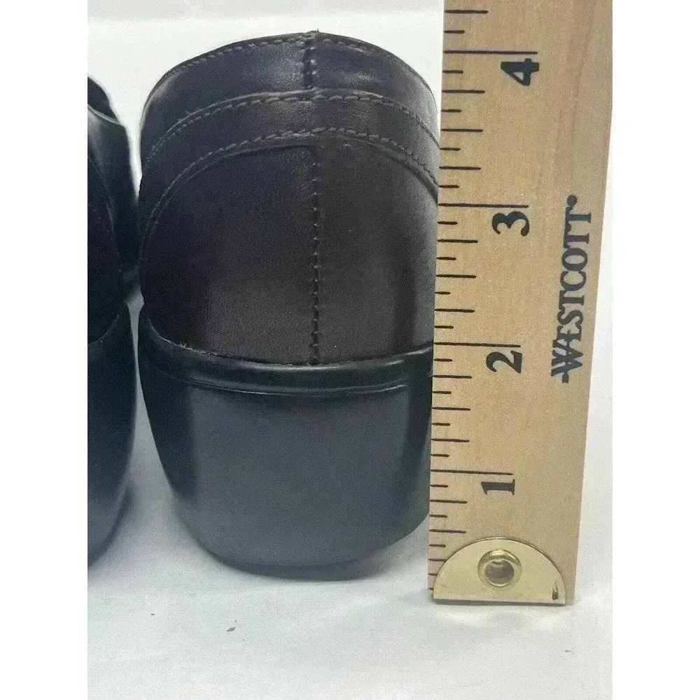 Clarks Womens Blackberry 84630 Loafer Flat Brown Leather Slip On Round Toe 10 M - Image 8