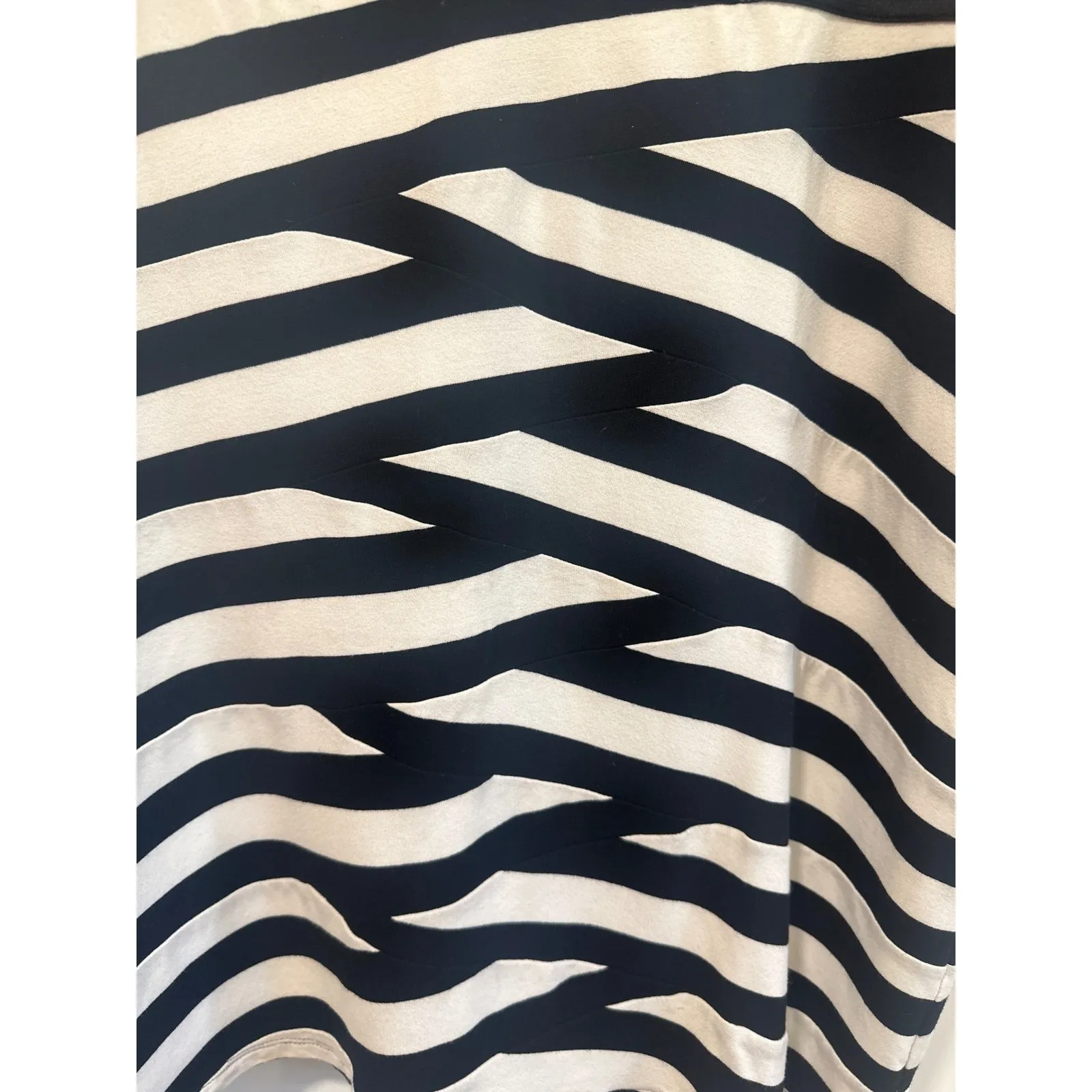 White House Black Market Skirt XL Striped Stretch Knit Bandage Bodycon - Image 2