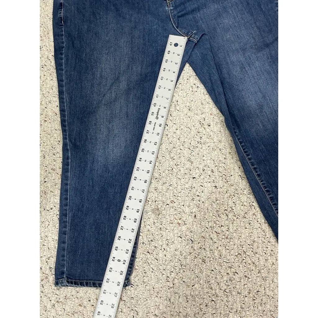 Womans Woman Within Petit Blue Jeans 26 W - Image 6