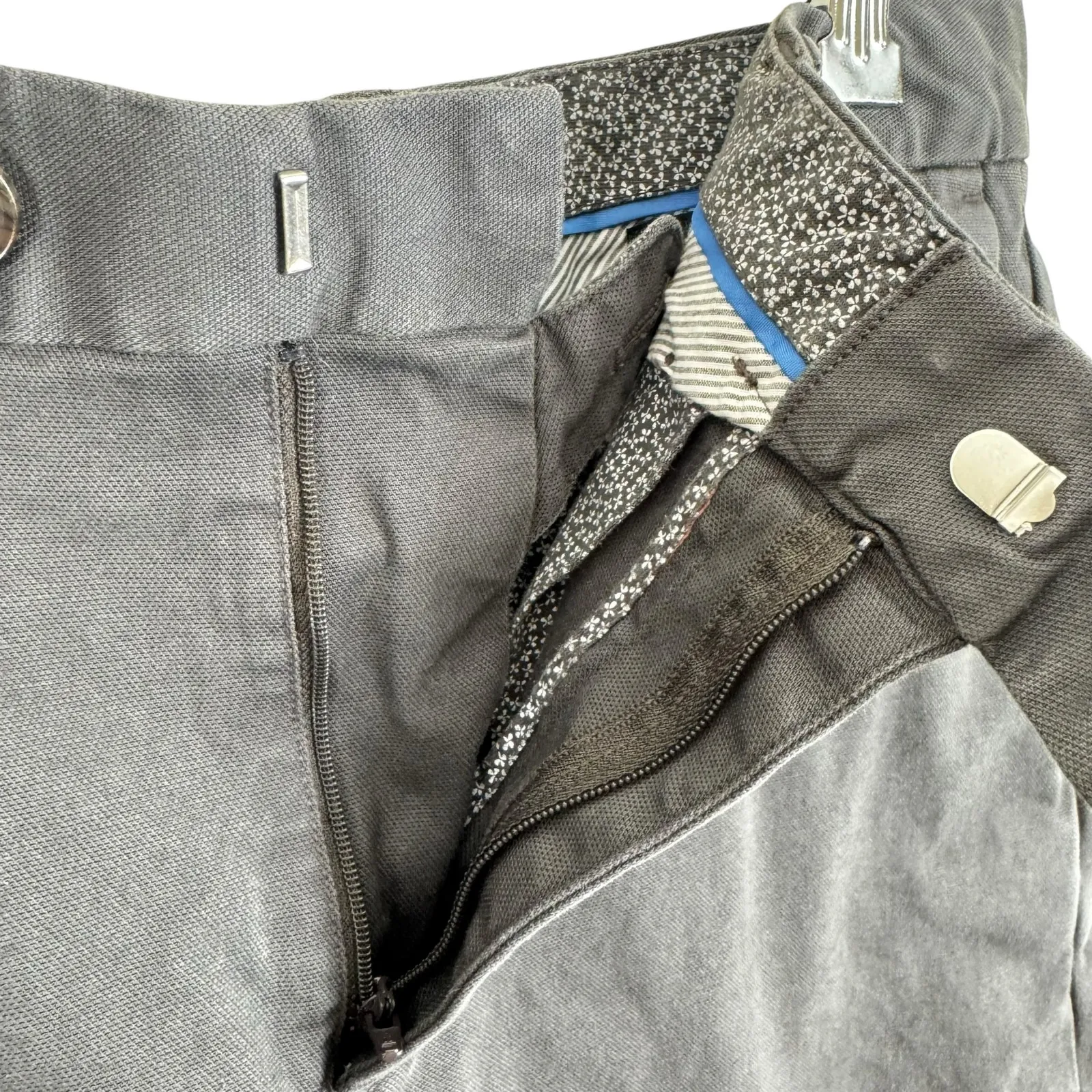 Bonobos Standard 5 Inch Gray High Rise Chino Shorts Women's Size 32 - Image 4