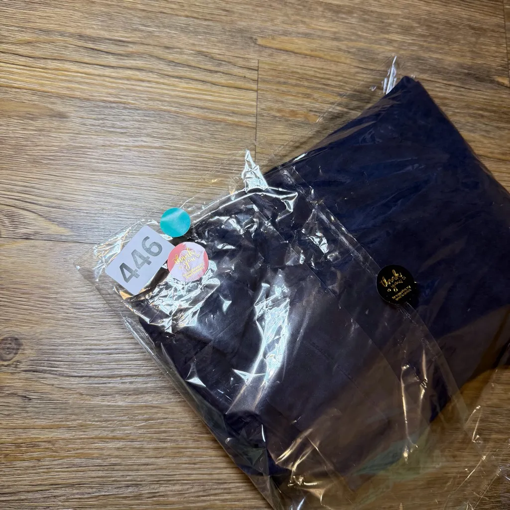 Shari’s Place Genuine Leather Dark Blue Pants Size 10 - Image 11