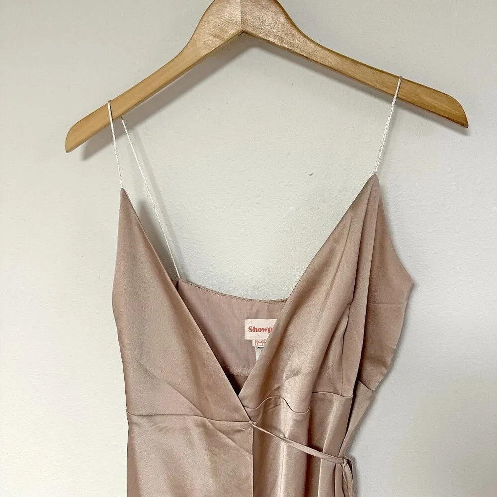 Showpo. Wrap Dress Pink Size 2 - Image 3