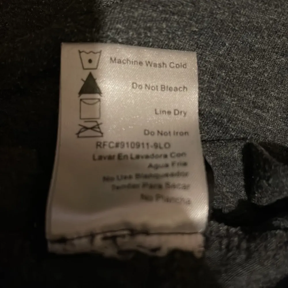 Athletic Works Gray Capri Length Joggers Missing Drawstring Size Medium - Image 13