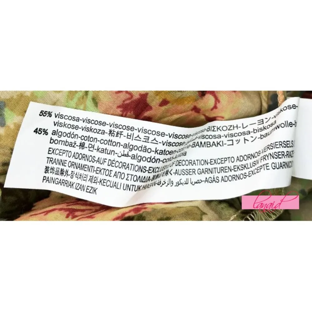 Floral Dress V-Neck Ruffle Cottagecore Romantic Relaxed Loose Sundress Mini - Image 11