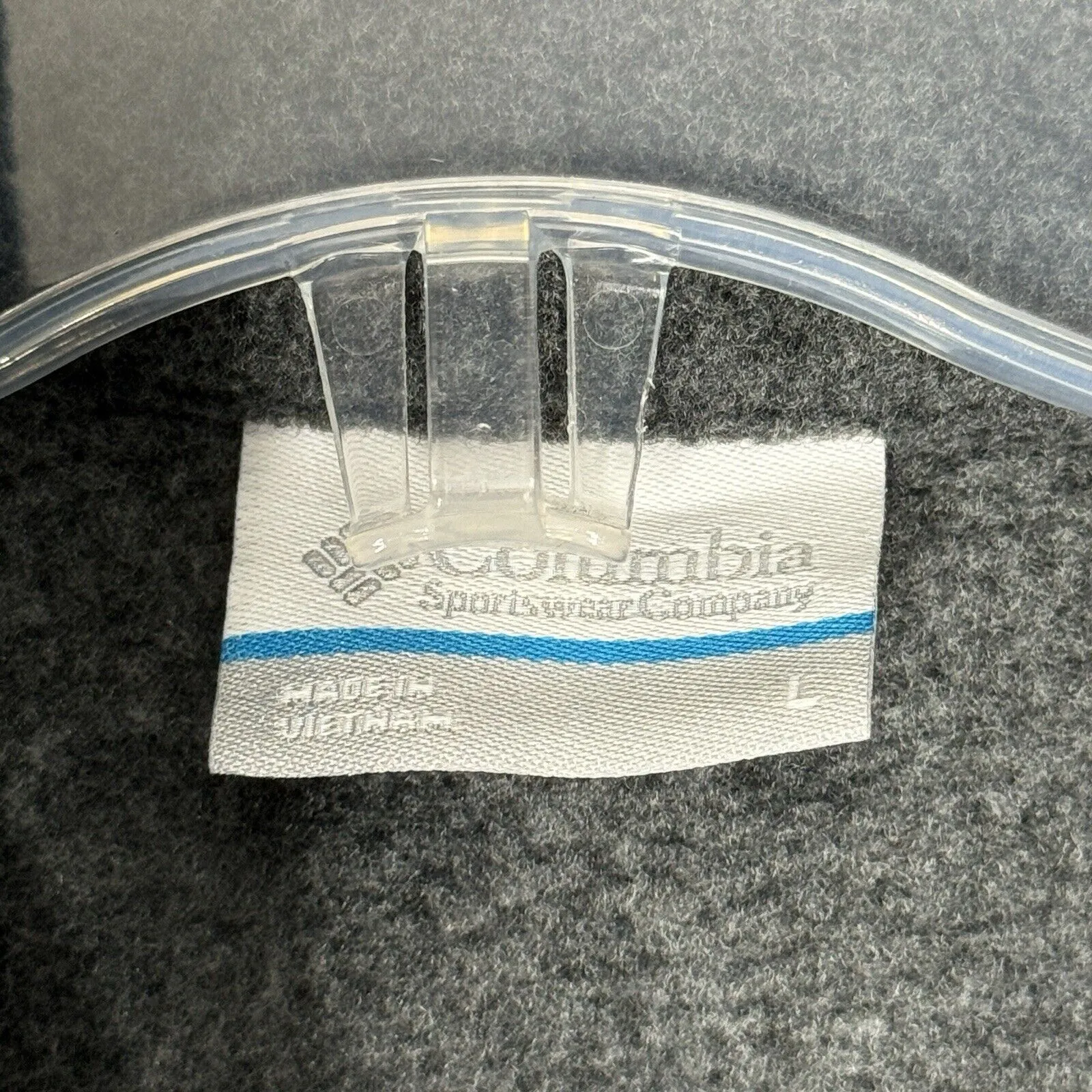 Columbia Vest Women Large Gray Full Zip Fleece Casual Neutral Cabincore Gorpcore - Image 6