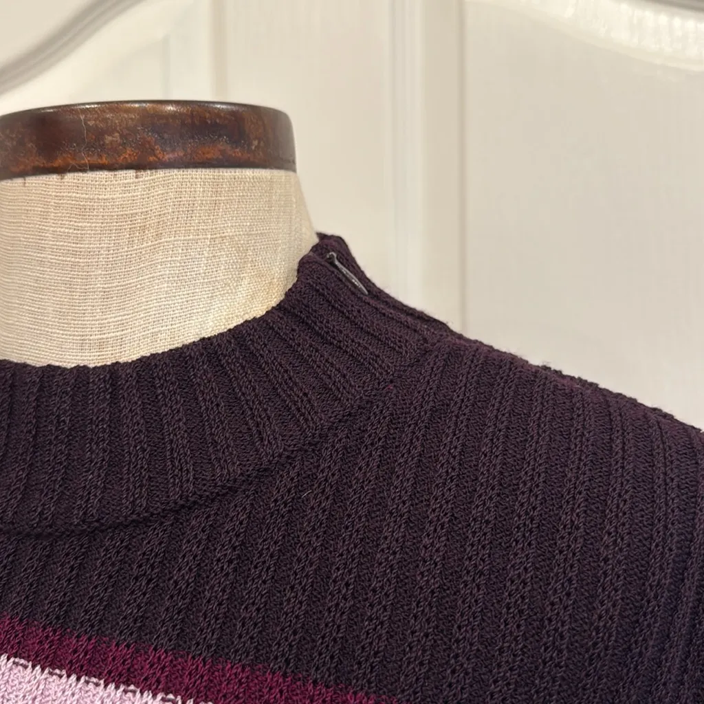 St. John Sport stripe crew neck sweater - Image 9