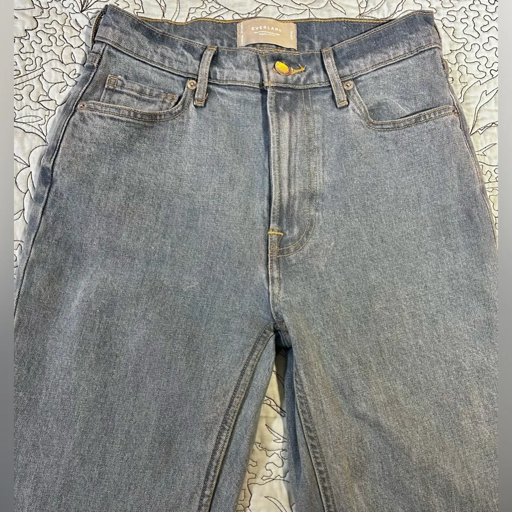 EVERLANE The Original Cheeky® Jean Ankle Cropped  Organic Cotton Jeans Sz 24 - Image 3