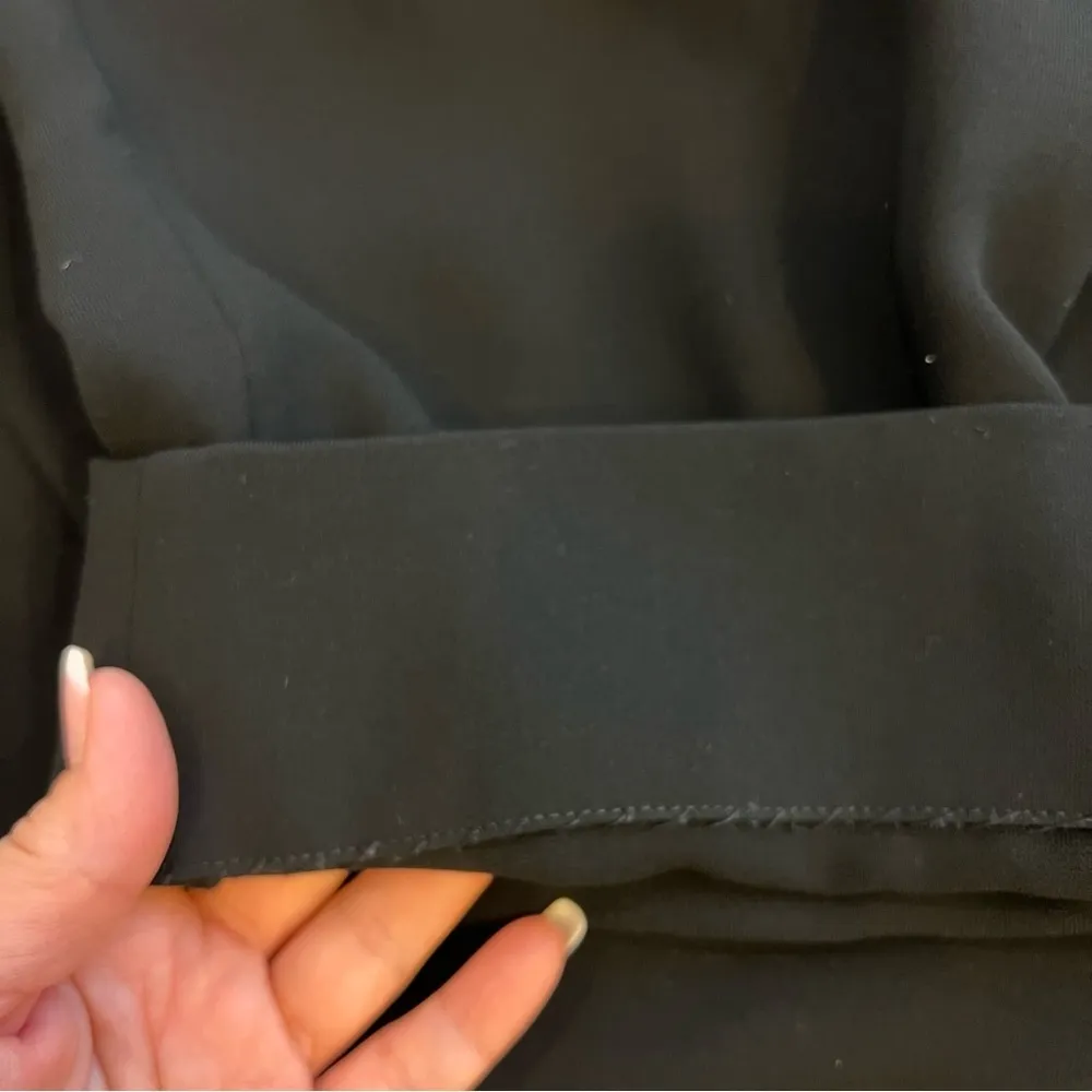 DIANE VON FURSTENBERG Tali Crop Top Open Back Cropped Wide Leg Jumpsuit black,12 - Image 14