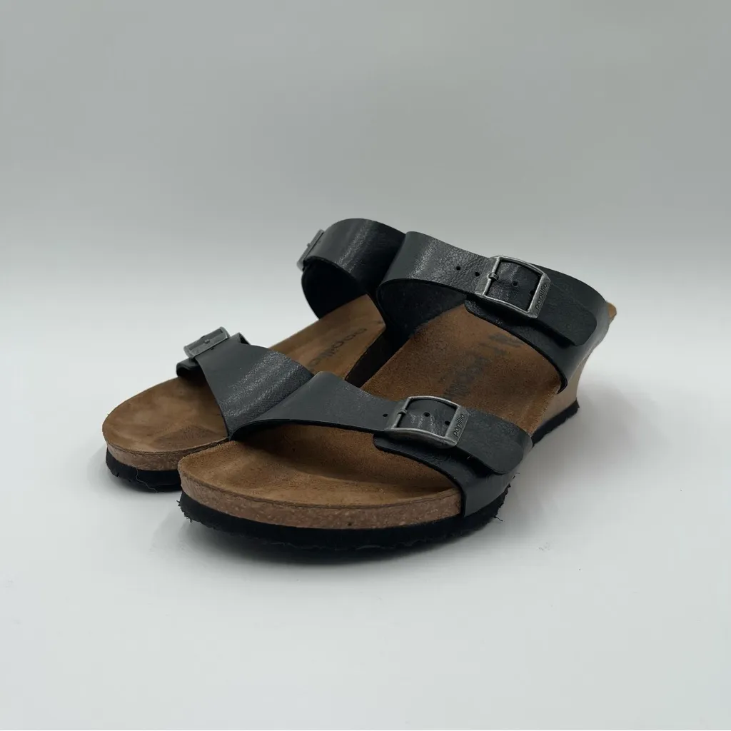 Papillio by Birkenstock Dorothy Wedge Slide Sandal Size 41 US 10-10.5 Narrow - Image 2