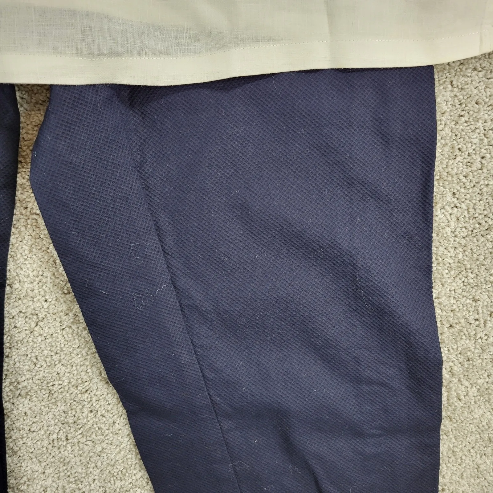 Talbots Womens Capsule Wardrobe Set L/12 Linen Top & Ankle Pants Casual Travel - Image 4