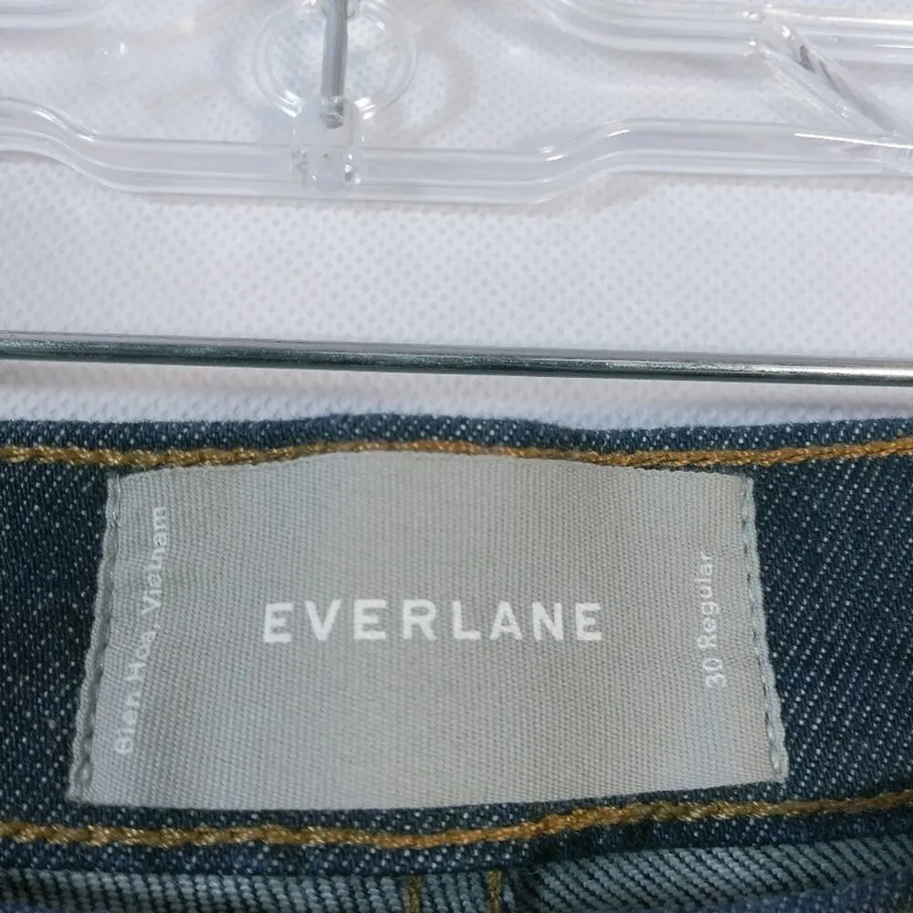 Everlane Darkwash Dark Wash High Rise Slim Leg Size 30 R - Image 5