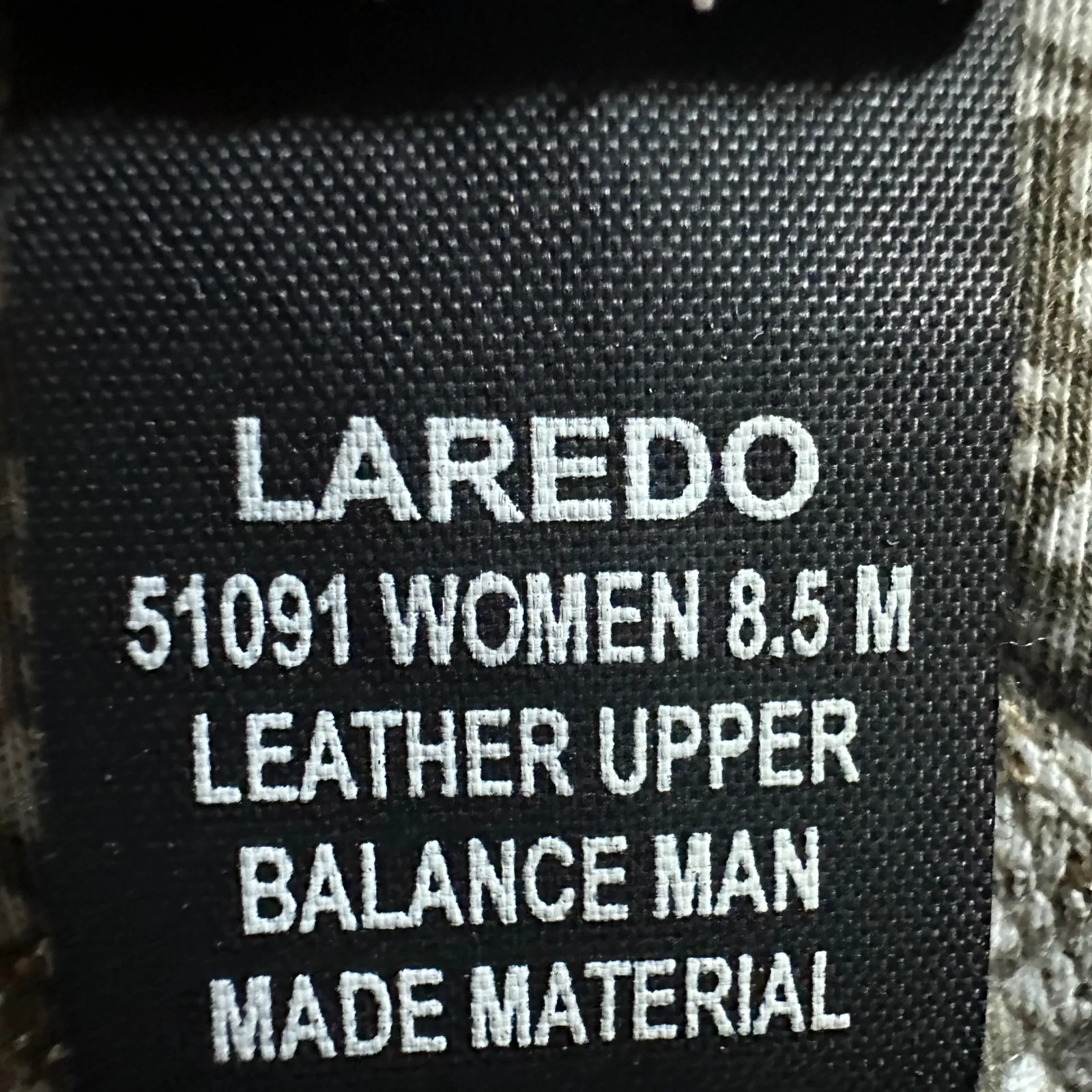 Laredo Myra Women Square Toe Leather Cowboy Boots 8.5M White Fringe Festival - Image 6