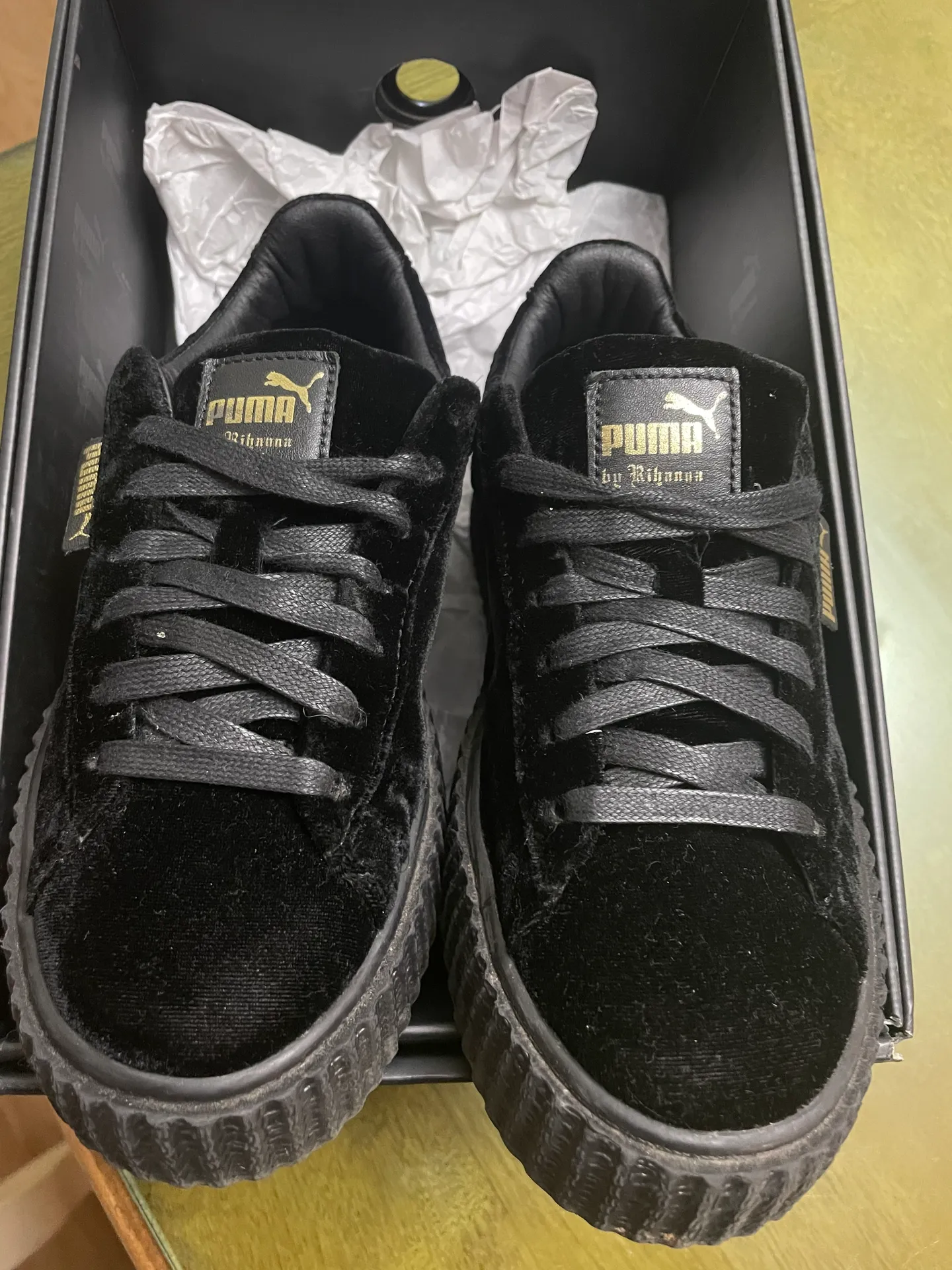 Puma Rihanna Fenty Creepers Black - Image 4