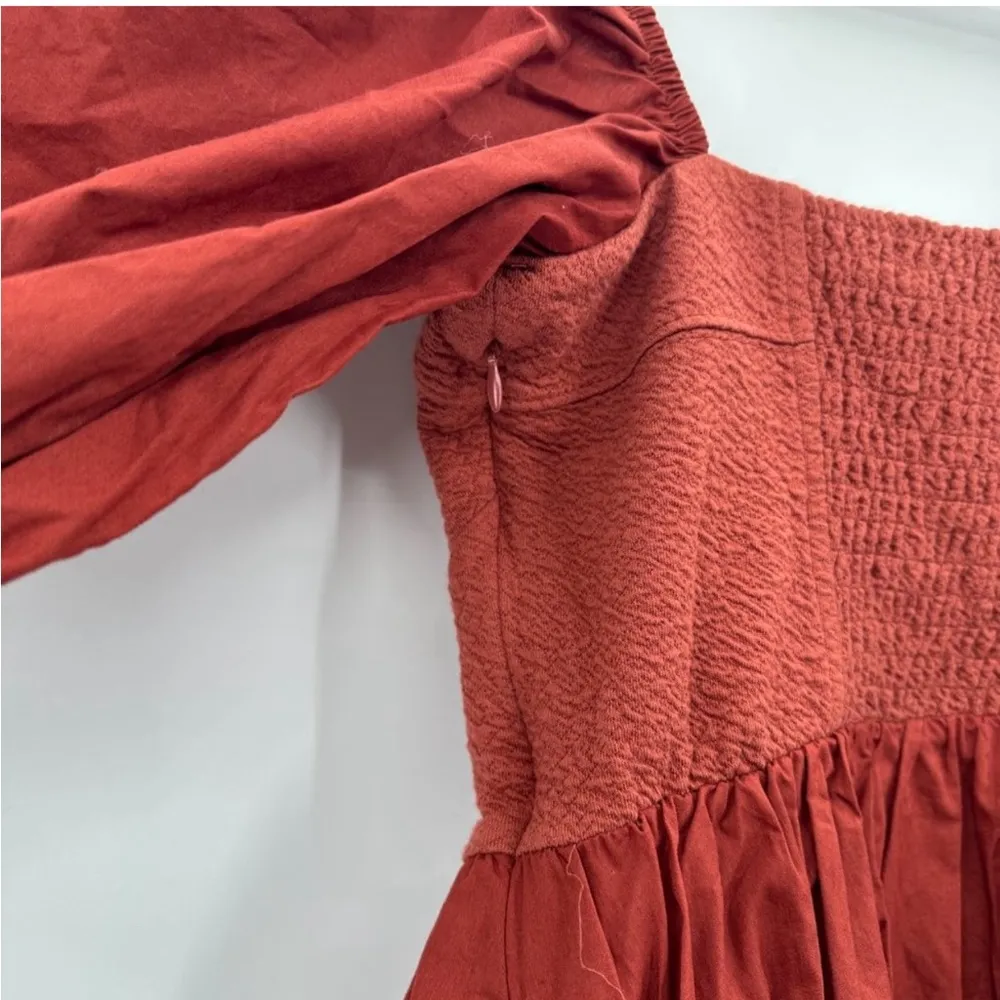 ANTHROPOLOGIE Maeve NEW Puff-Sleeved Sweetheart Mini dress - Image 15