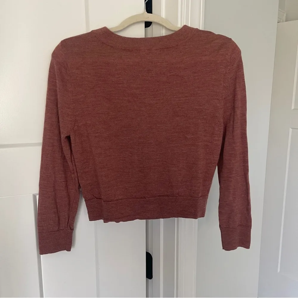 LK Bennett Connie Muted Pink Cardigan Button Down Sweater - Image 5