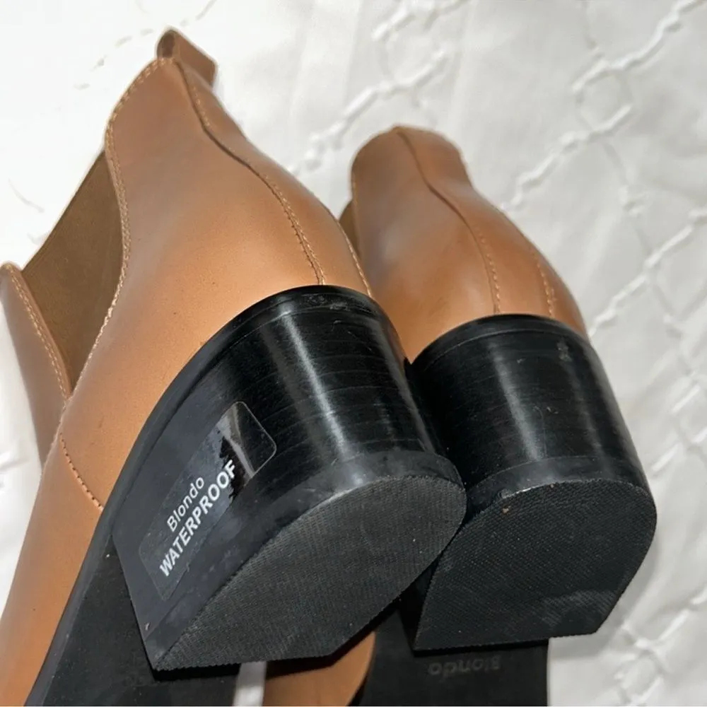 Blondo Waterproof Tan Ankle Pointed Toe Leather
Boots(Size 8.5M) - Image 9