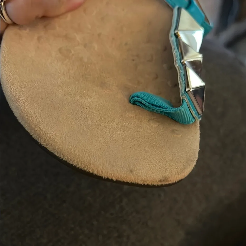 Vionic Womens Rest Nala Toepost Sandal Teal Size 8 - Image 10