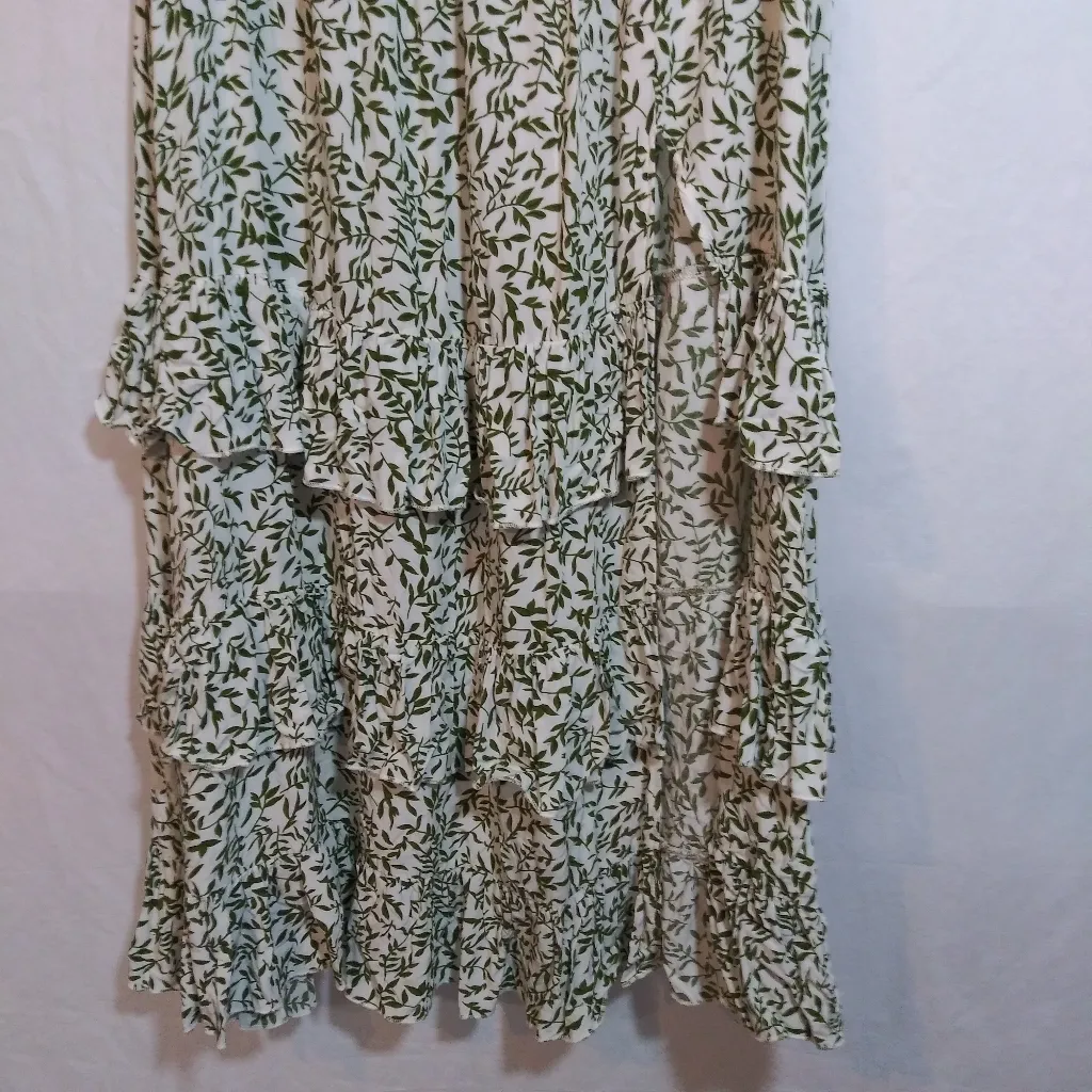 Yidarton Floral Tiered Ruffle Off - Image 4