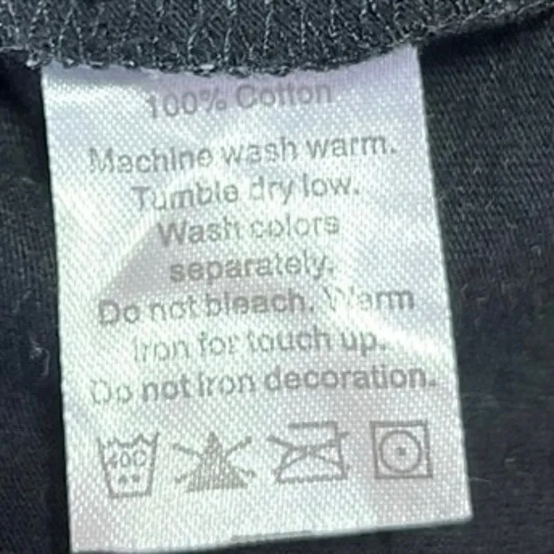 Coca Cola Black White Red 5 Cents Tee T-Shirt Sweatshirt Long Sleeve Crop Top M - Image 7