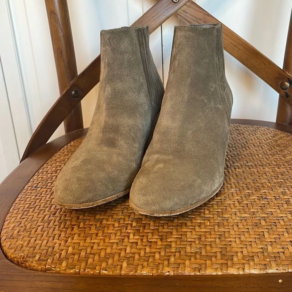 Vince Haider brown suede bootie bloggers favorite 6.5 - Image 4