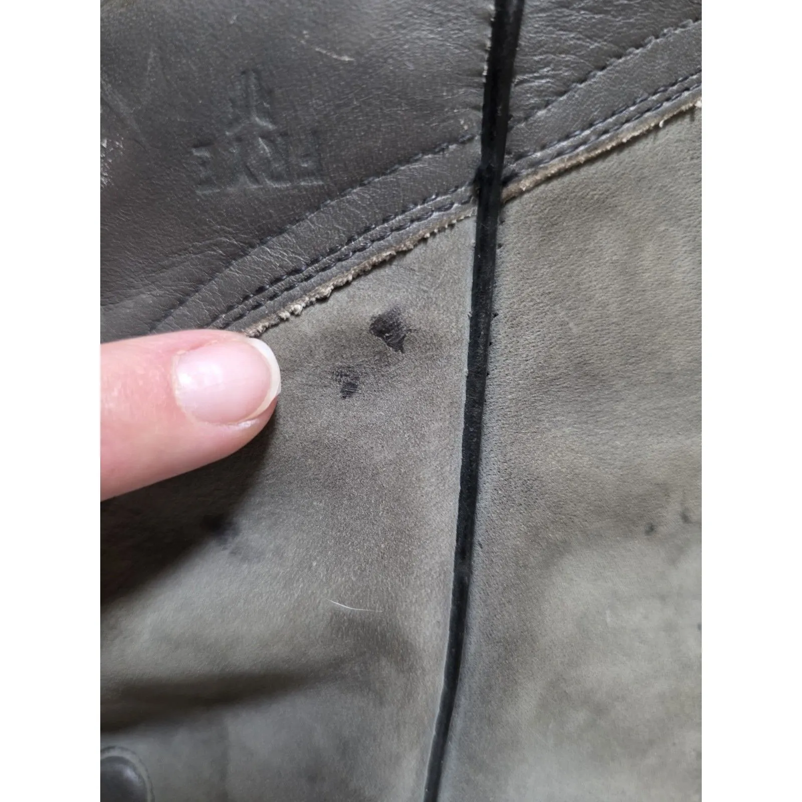 Vintage Frye Flame Inlay Boho Leather Western Cowboy Campus Daisy Boots Size 7 B - Image 9