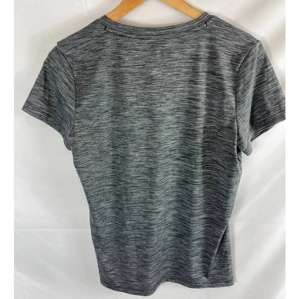 Under Armour Loose HeatGear Grey Tshirt Size Medium - Image 6