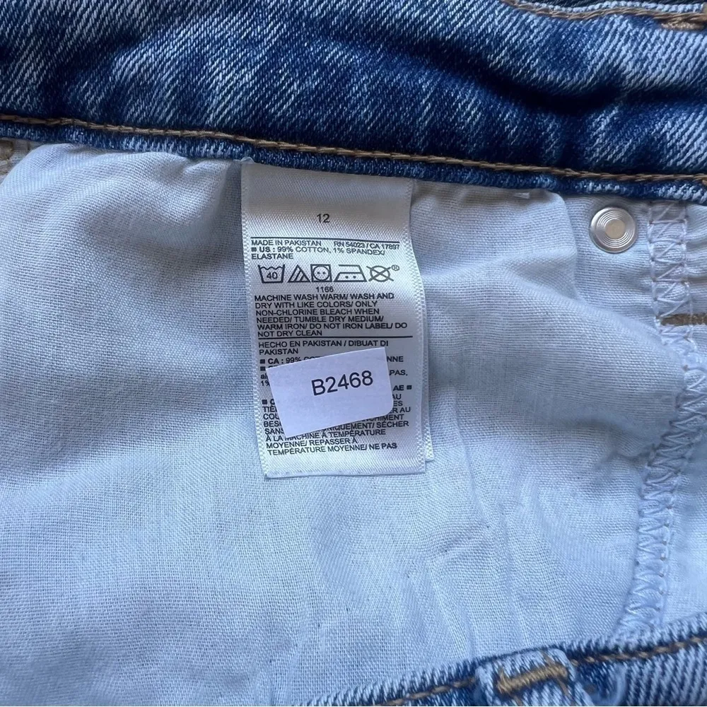 Old Navy Sky-Hi Straight 5 Button Fly Women's Jeans Size 12 SKU#B2468 - Image 7