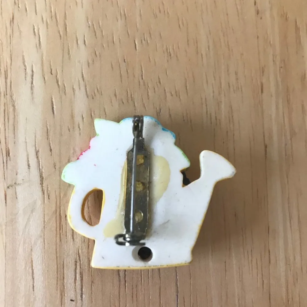 Gardening Angel Pin Brooch Flower Garden Handmade - Image 8