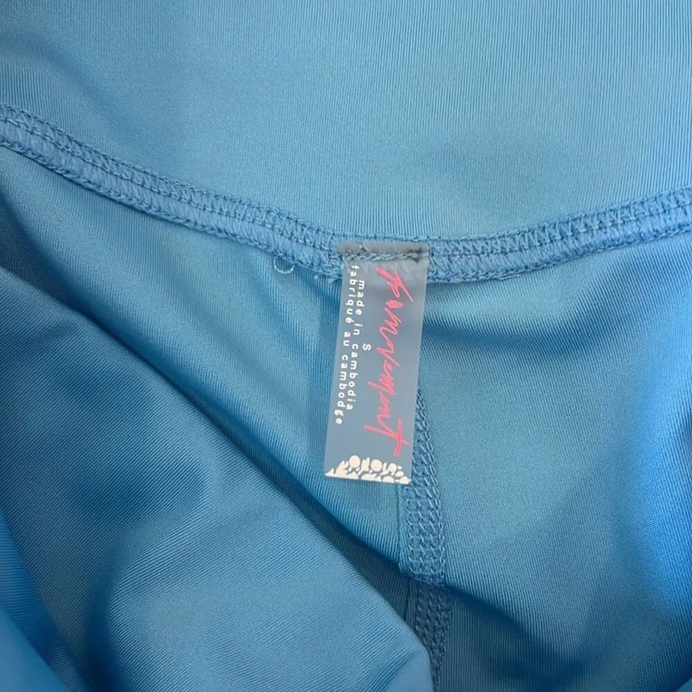 Free People Movement Crossover Leggings | Size Small Blue - Image 3