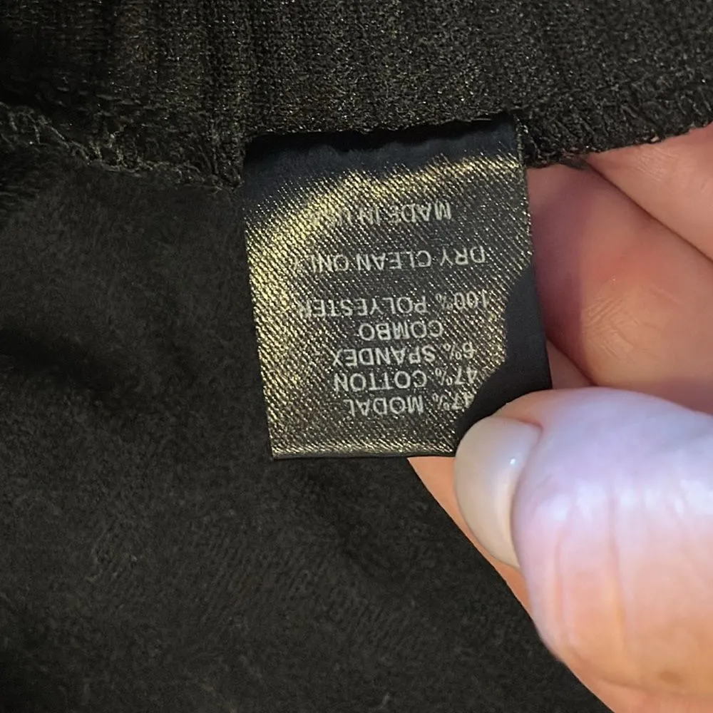 Generation Love Black on Black Textured Long Sleeve Top - Size L - Image 6