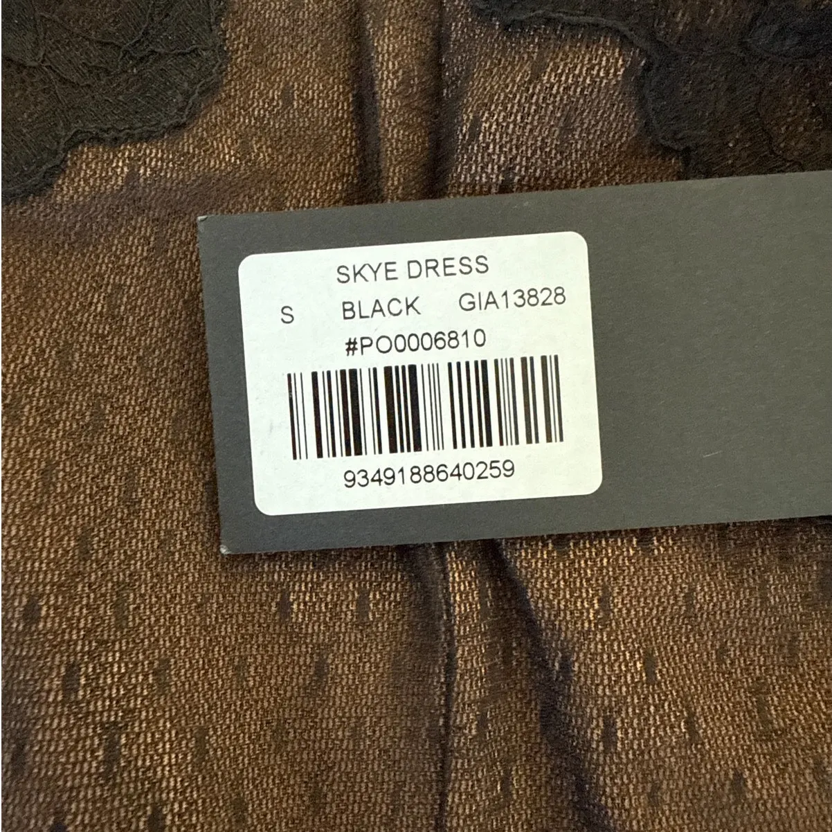 I AM. GIA Dress Hi Lo Skye Size S Black Brown - Image 3