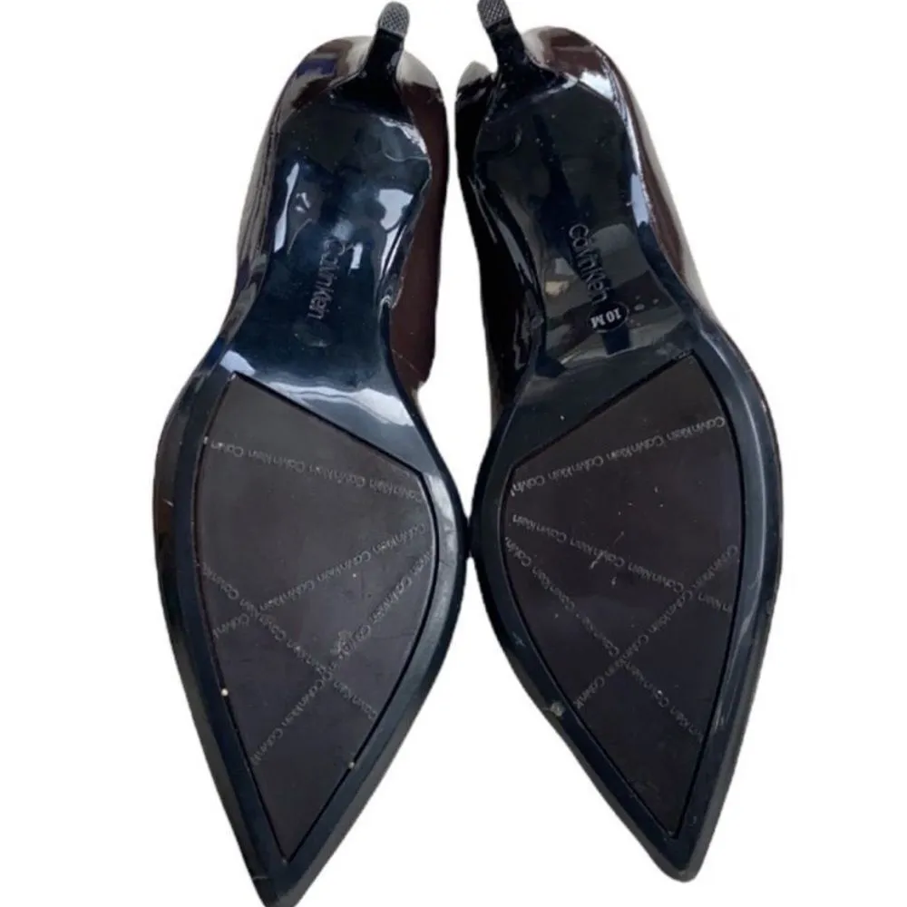 Calvin Klein EUC  leather heels - Image 8