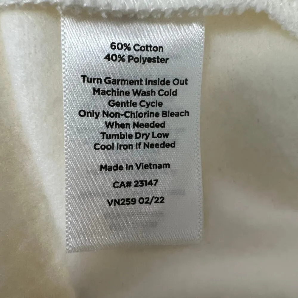 T by Talbots Sweatshirt Womens Medium Mock Neck Soft Cozy Activewear Loungewear - Image 8