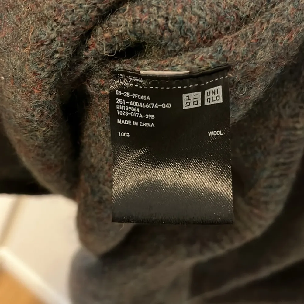 100% WOOL UNIGLO cardigan (multicolor) in size XS - Image 8