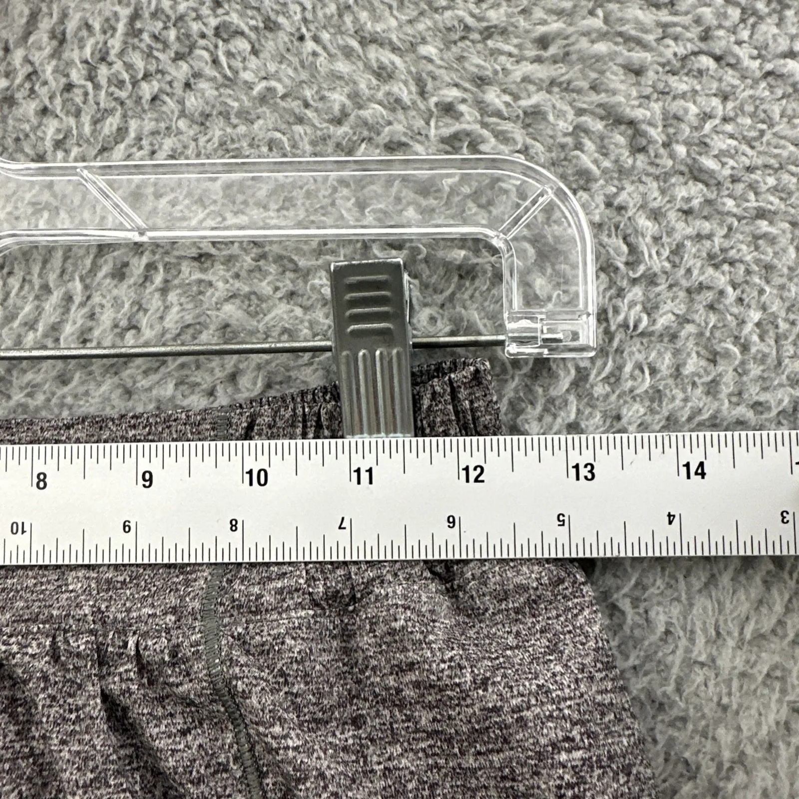 Lululemon Hotty Hot Shorts Low Rise 4" Heather Lux Gray Black Athletic Women's 6 - Image 6