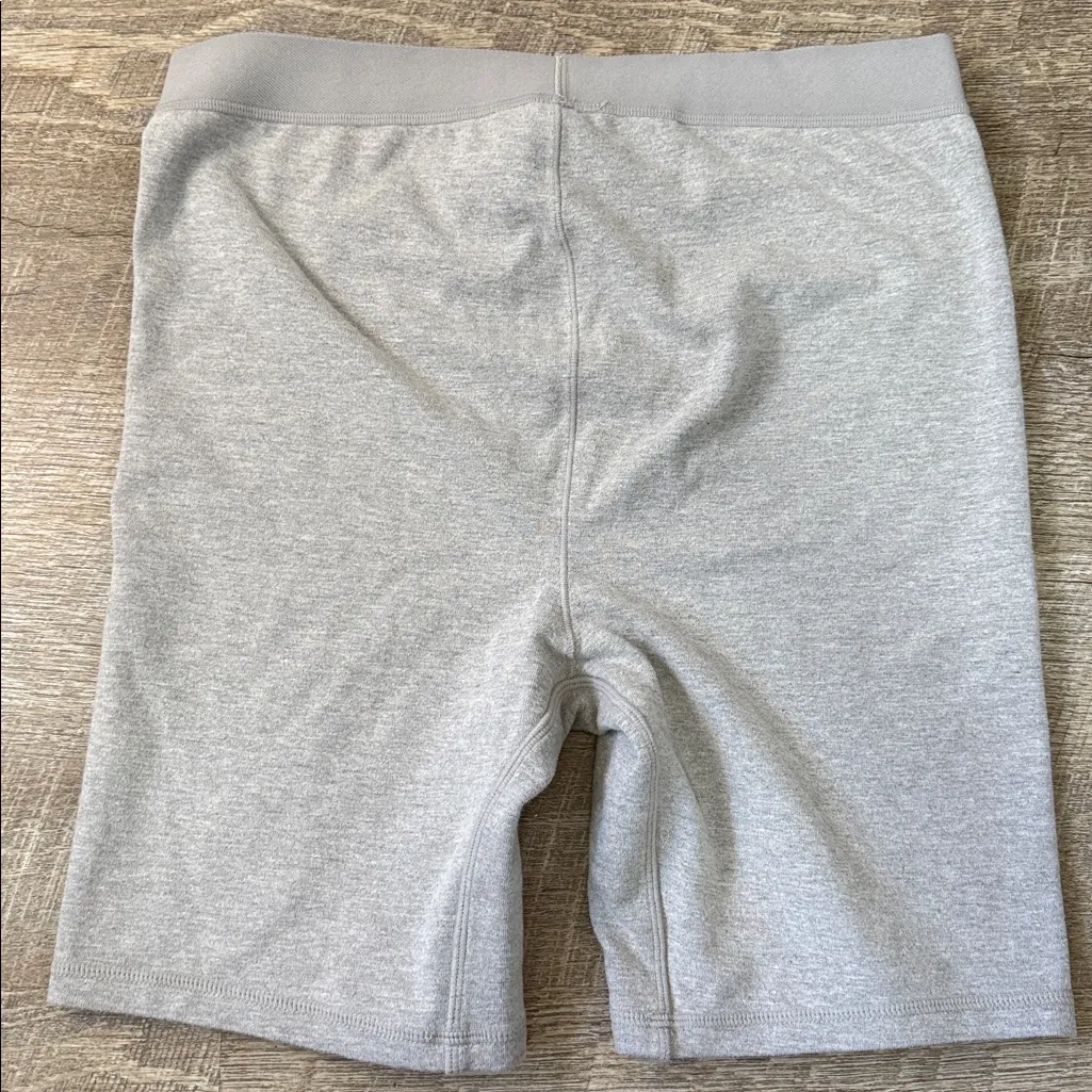 NWT SKIMS Cotton Rib Heather Gray Boxer Short Size Large - Image 3