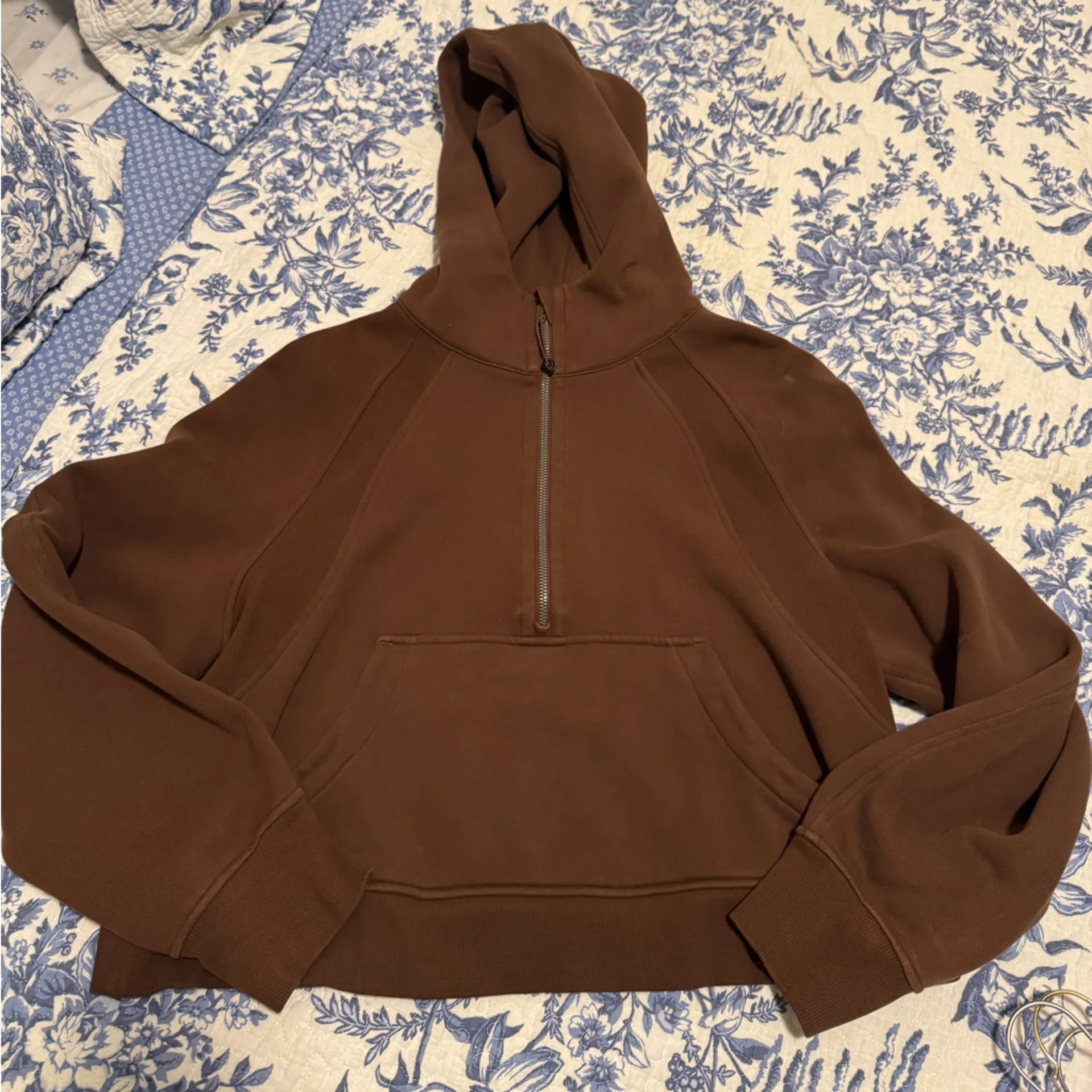 lululemon Scuba Oversized Half-Zip Hoodie in Java - Image 2