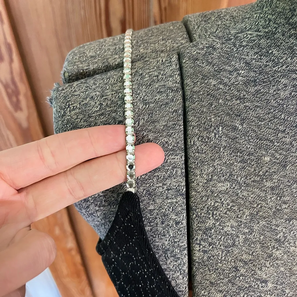 Vintage Y2K Michaelangelo Black Glitter & Rhinestone Fit-and-Flare Dress 5/6 🍄 - Image 7