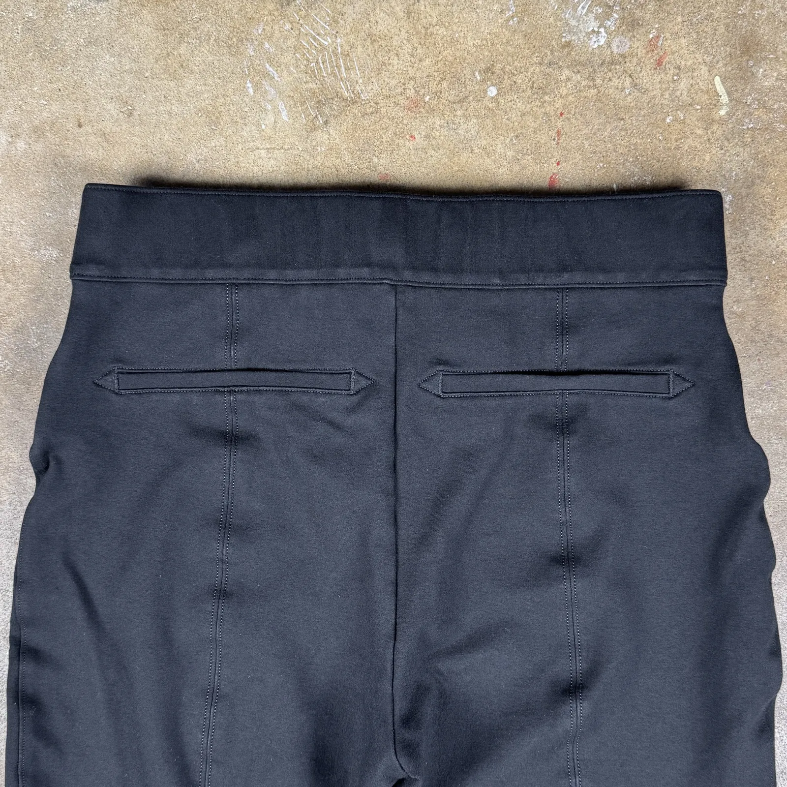 Spanx Women’s Black Ponte‎ Pull-On Slim Ankle Pants Size Large Comfort Workwear - Image 5