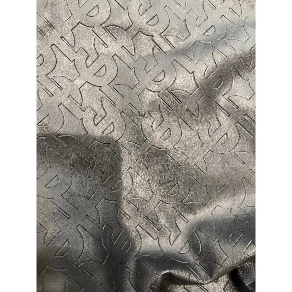 Black Filthy Rich Faux Leather Tote - Image 5