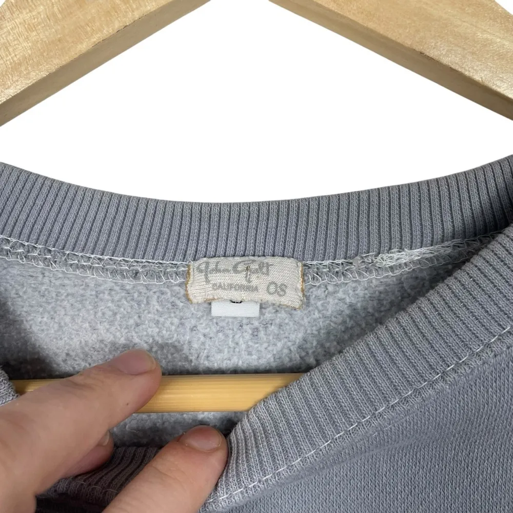 Brandy Melville John Galt Erica Malibu Crewneck Sweatshirt in Blue OS - Image 4